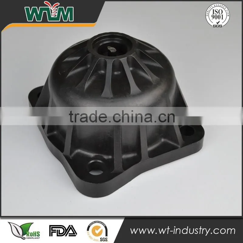 Black Nylon +GF Plastic Injection Moulding for Pump part
