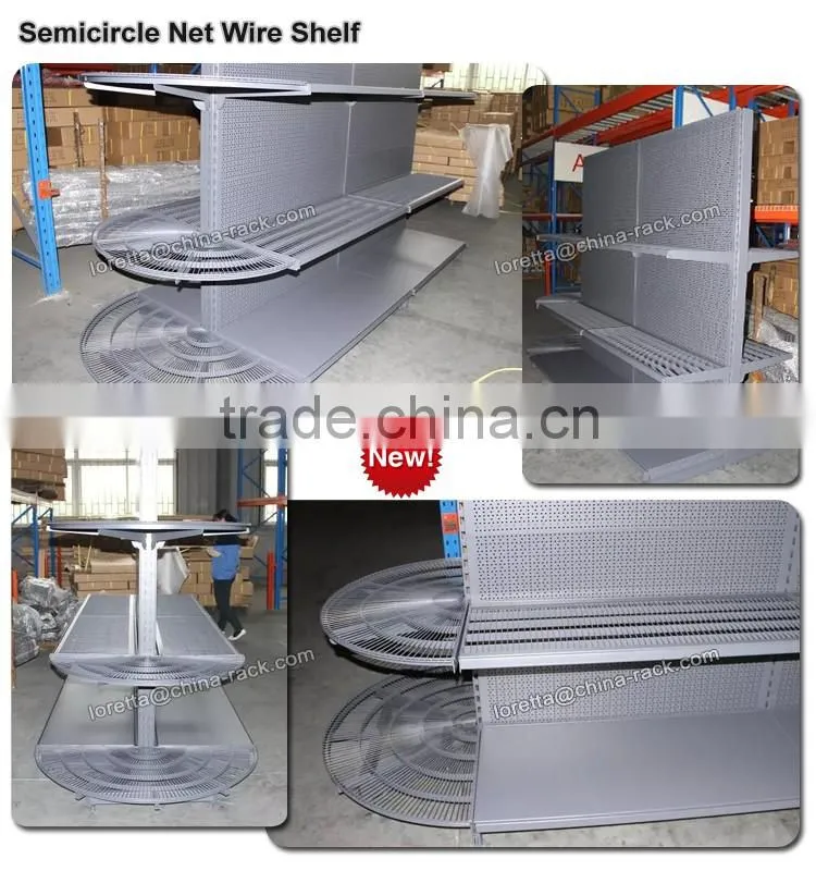 European Style Double Sided retail drugstore pharmacy shelves