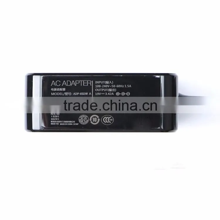New square notebook power supply for asus 19V 3.42A 5.5*2.5mm 65W laptop power adapter AC charger