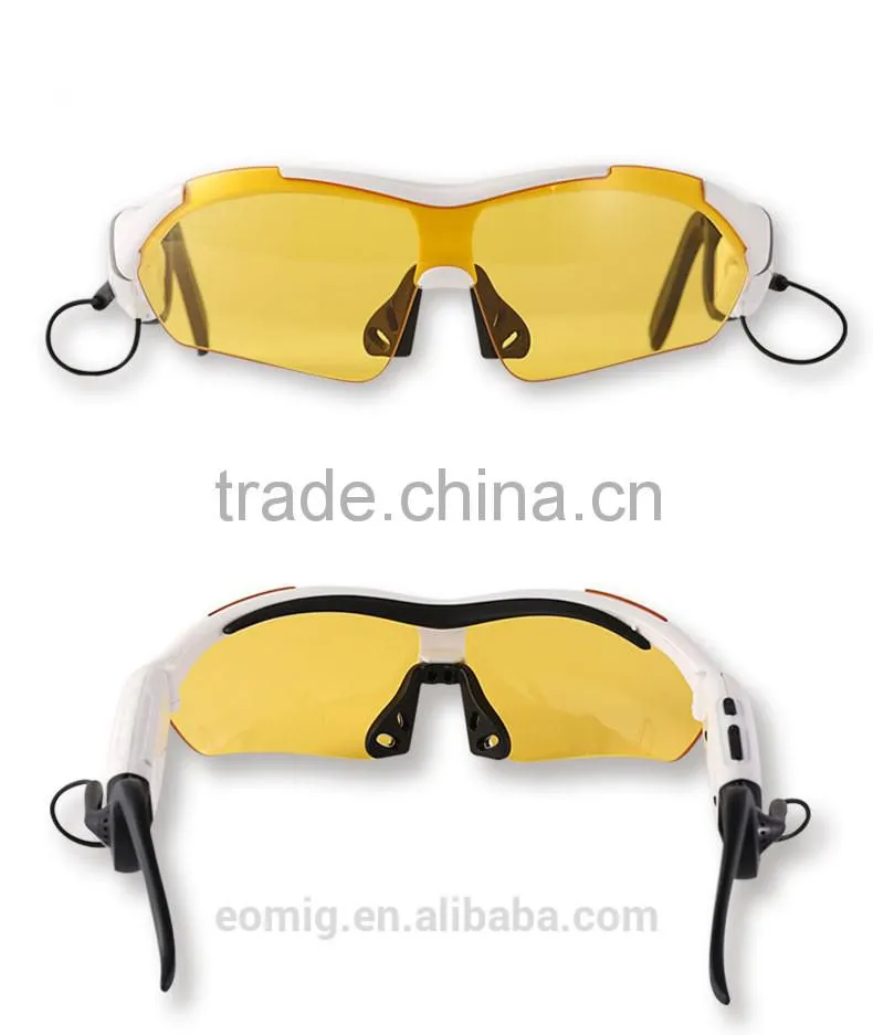 AOEOM 10M Transmission Distance Sunglasses With Bluetooth Stereo Headset