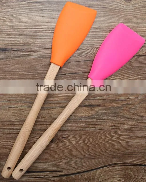 Bamboo Handle silicone KitchenTools Set Of 10