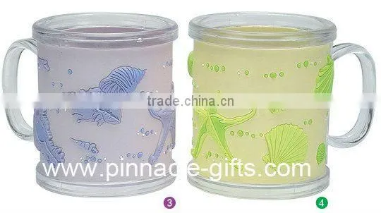 ABS+PVC 3D Baby mug cups
