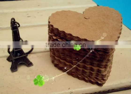 Custom Design Wholesale Paper Star Shape Tags with String