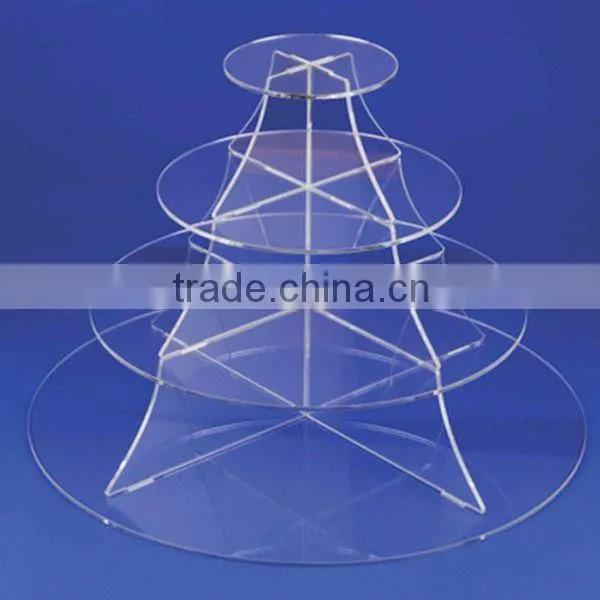 made in china customized acrylic cake stand