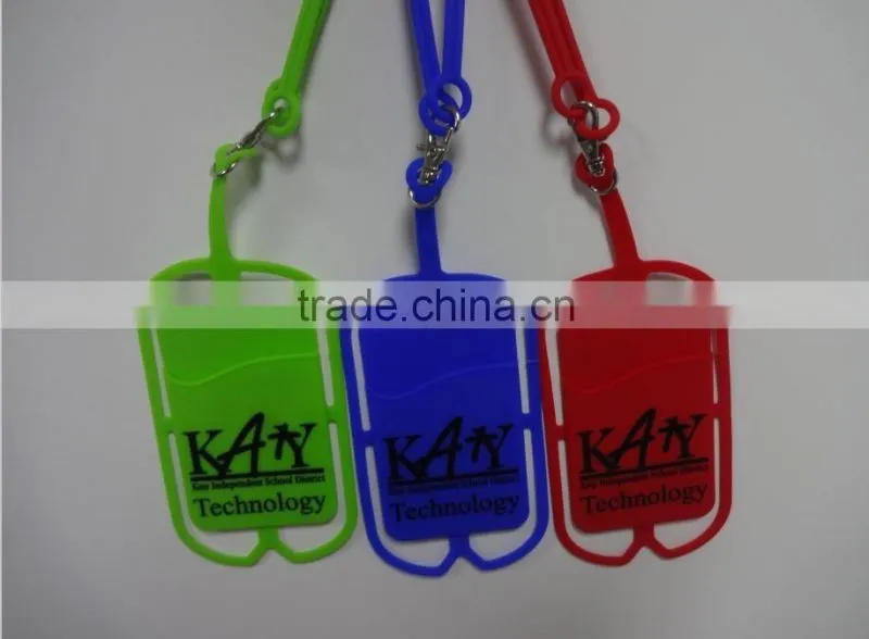 New Silicone Card Holder/Silicone Phone Holder With Strap
