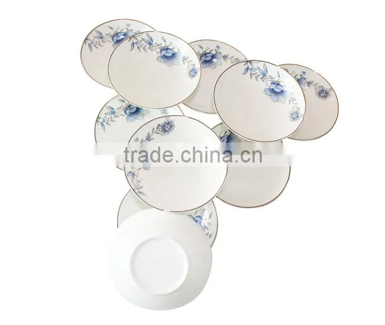 45% gold plated bone china dinnerware set