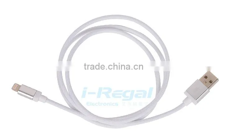 HOT Aluminum sell double side drawing usb cable for mobile phone