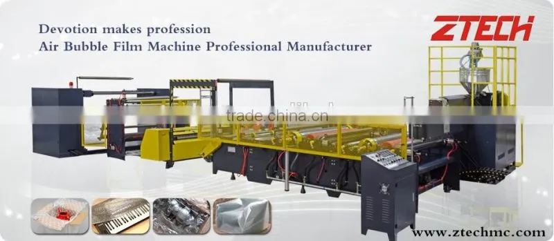 Electricity saving air bubble film machine