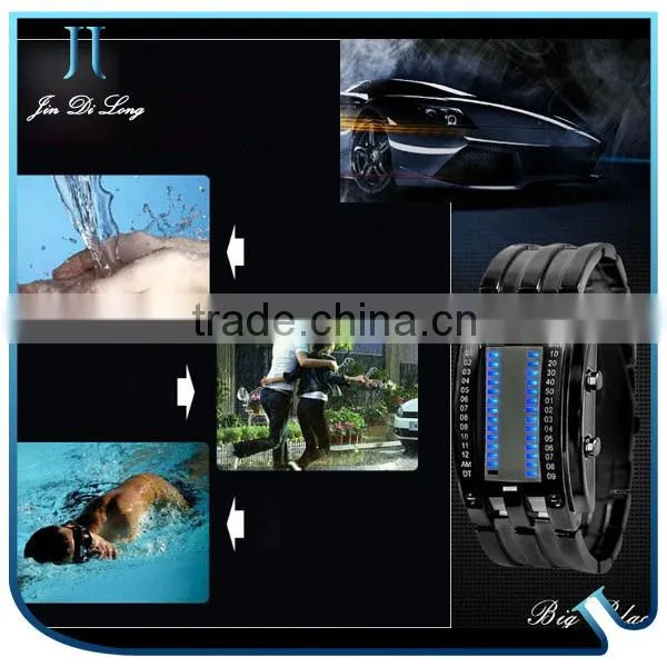Latest new Electronic bracelet fashion square led men watches