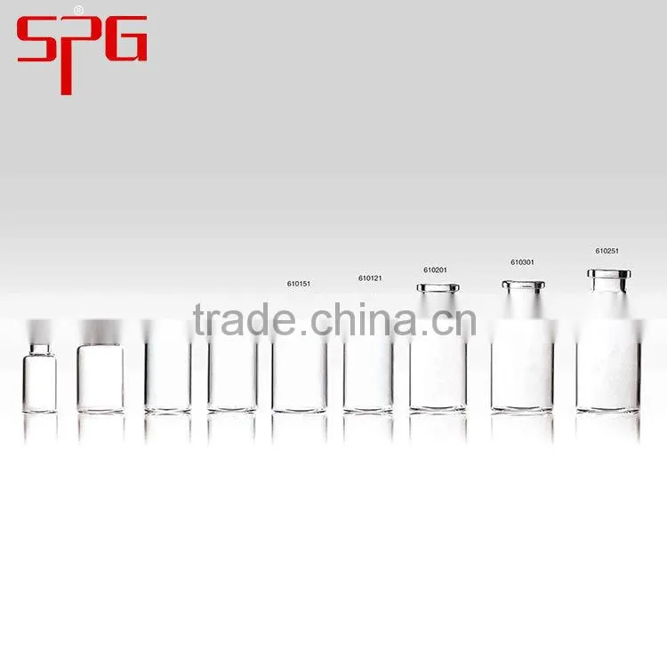 Wholesale china import made of low borosilicate glass tubing 7ml tubular glass vial for injection
