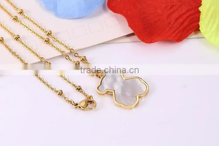 Hot jewelry design Bear gold necklace designs in 10 gram