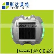 top selling yellow monocrystalline exit&entance solar led road stud