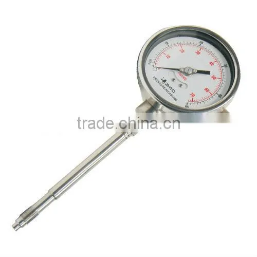4'' diameter extrusion pressure gauges