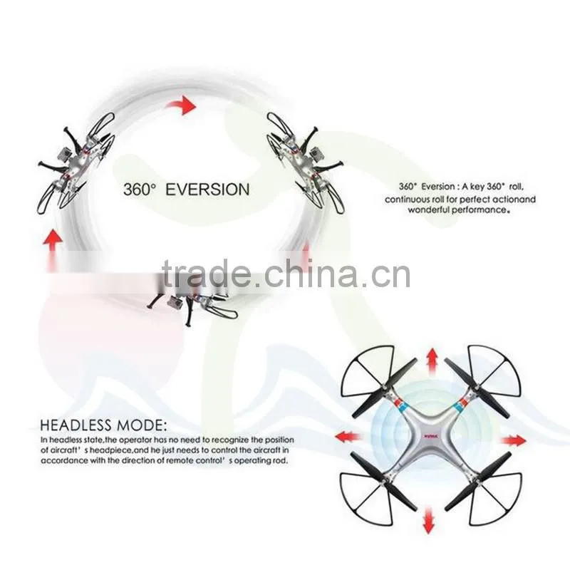 2.4G radio control aircraft with high-speed rotation and 3D rolling