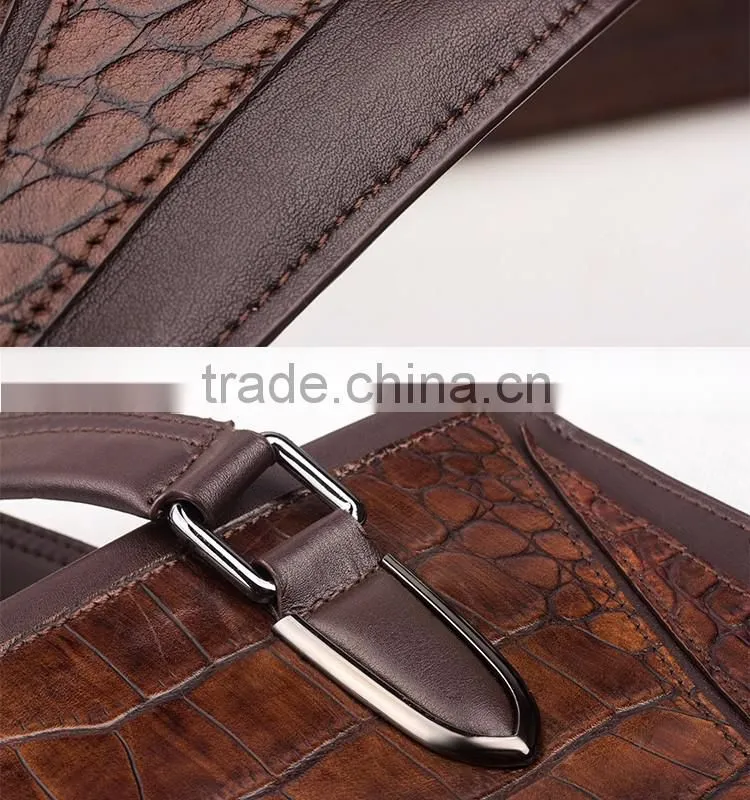 QIALINO hand bag italian leather briefcase laptop bag leather for macbook air/pro 12 13