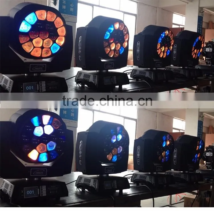 Manufacturer LED 19pcs*15w Zoom Clay Paky Bee Eye K20 K10 moving head beam light