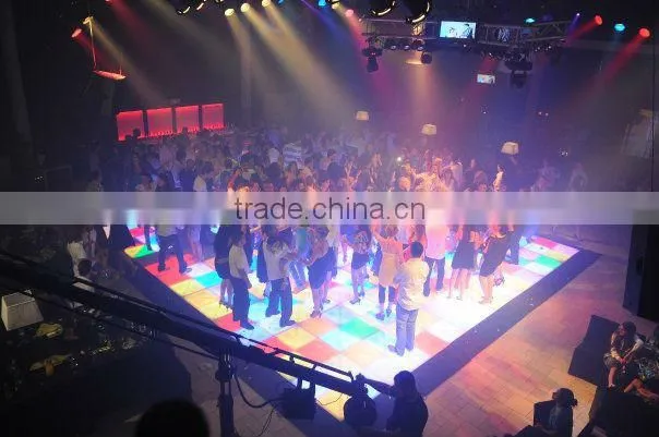 Interactive led dance floor