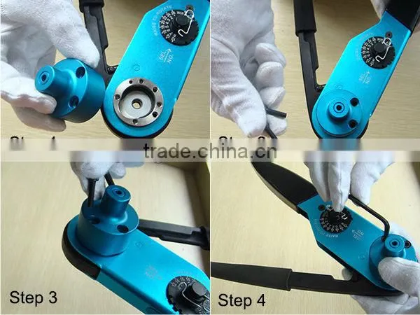 YJQ-W2A Standard hand crimp tool M22520/1-01 multifunctional plier 12-26AWG electronic connectors