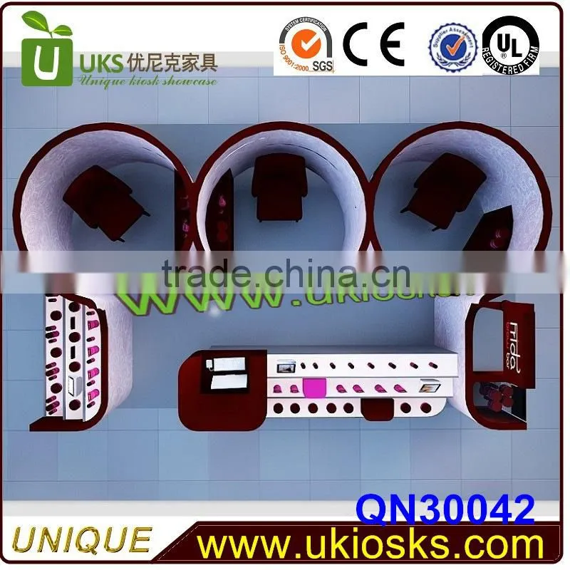 New professional design Jewelry retail kiosk for sale/gold jewelry display kiosk