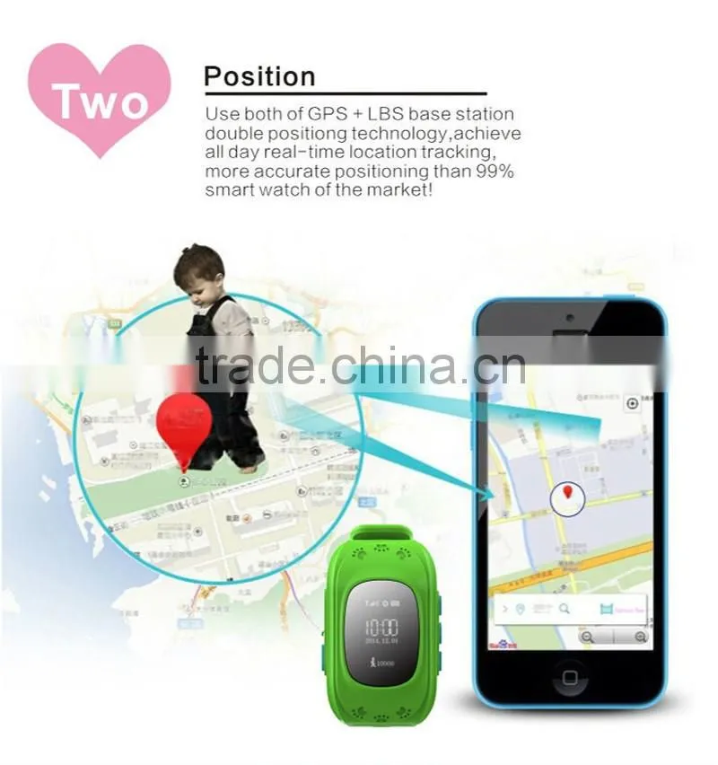 Q50 Smart Watch Phone Children Kid Smart GPS Tracker Anti-Lost Wristwatch Q50 dial call Smartwatch for IPHONE iOS Android phone