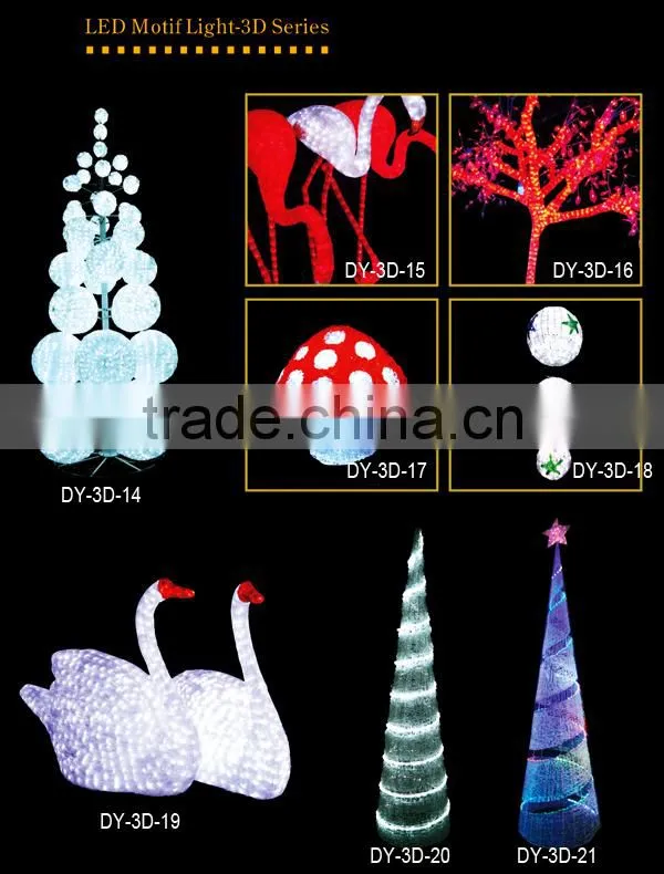 led light 40cm christmas/wedding tree with flower home decorated