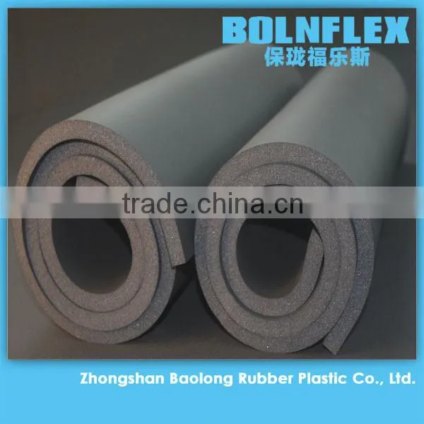 flexible elastomeric closed cell foam rubber thermal insulation sheet