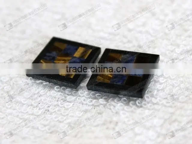 Gemstone mosaic for cuff button making