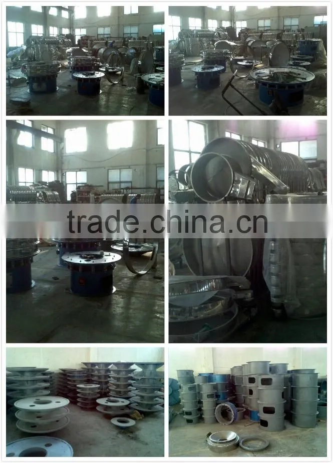 vibratory screen for cassava flour