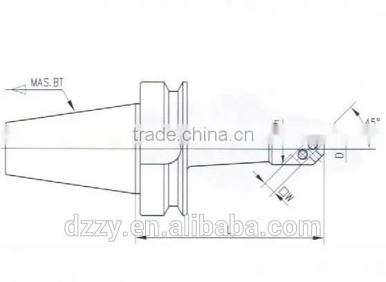 angular mounting square bite boring arbors