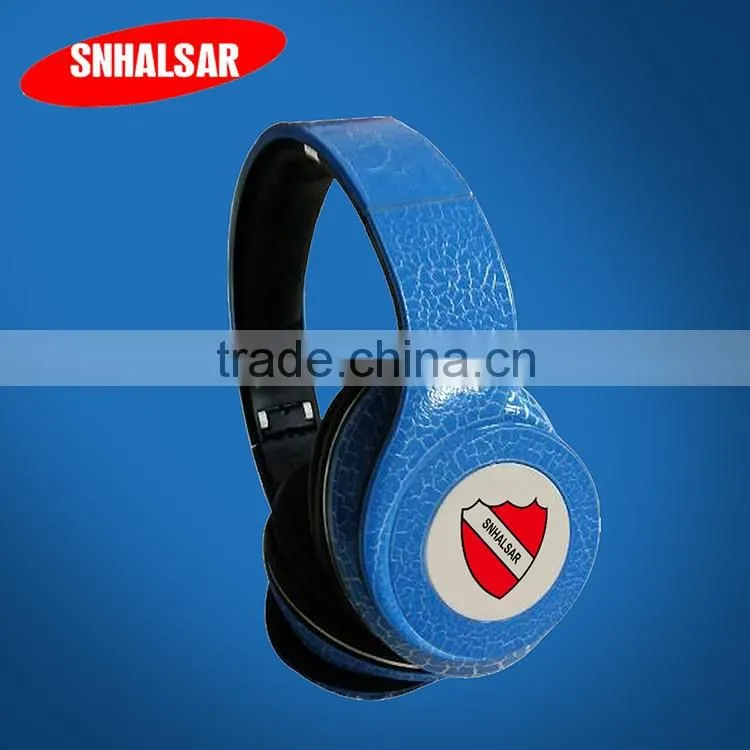 Shenzhen new leather headphones headset for mobile