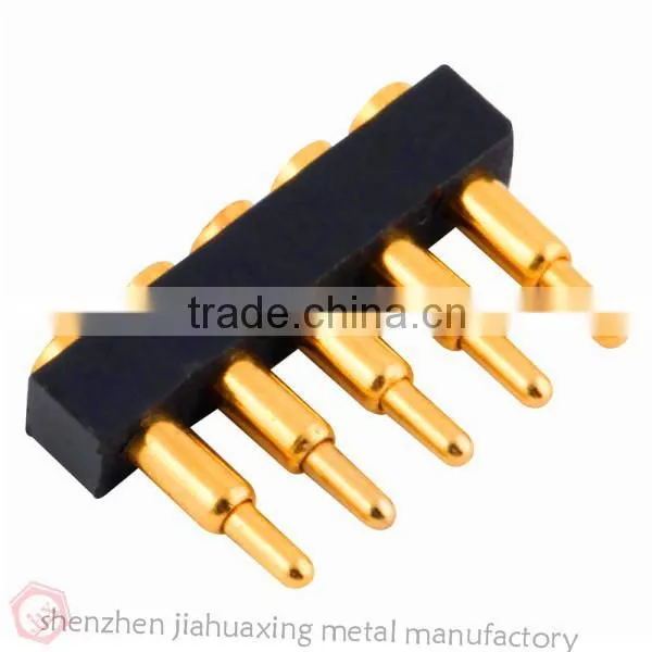 au plated spring pogo pin shenzhen manufacturer
