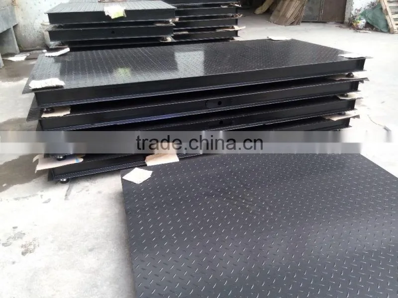 black weighbrigde floor scale 1000kg / hot sale weigh-bridge electronic weighing scale balance