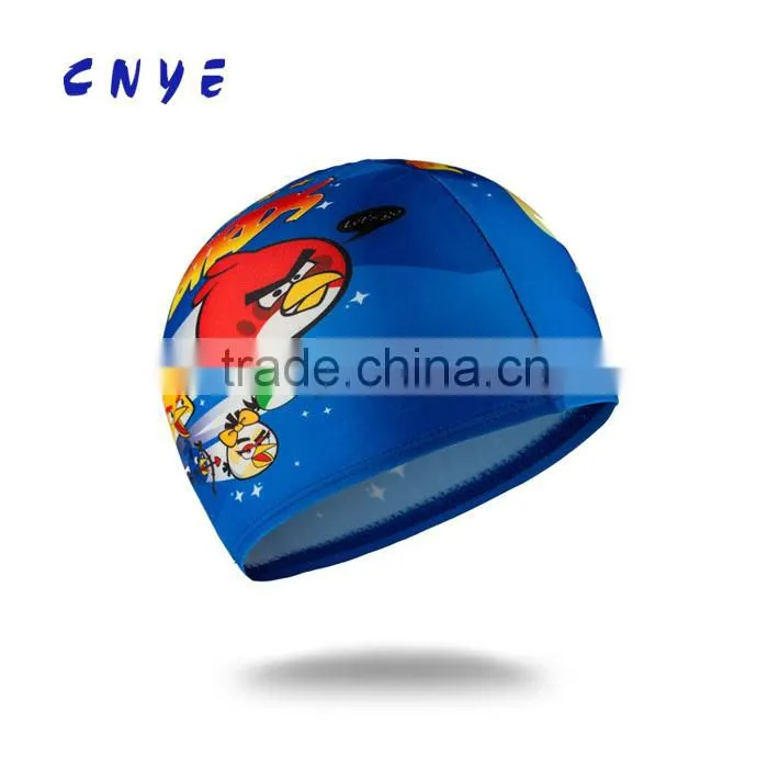 animal print silicone swimming cap,funny silicone swimming caps,yellow silicone swim caps