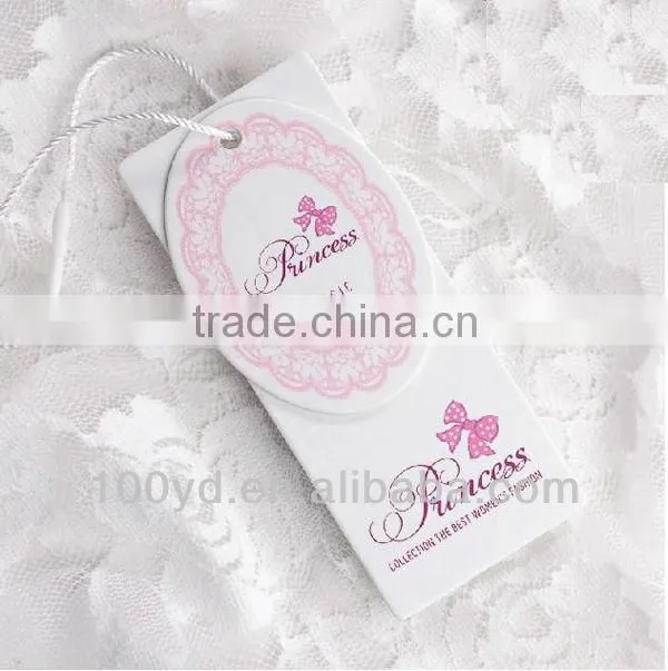 plastic garment hang tags
