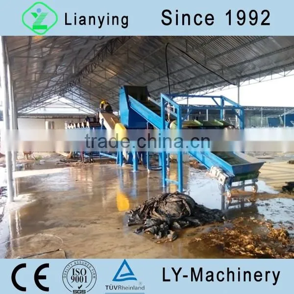 high efficiency film plastic crushing system
