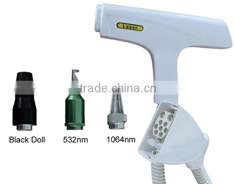 2015 portable q-switch nd-yag laser tattoo removal beauty equipment