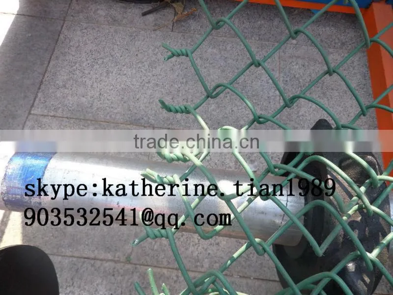 Full automatic chain link fence machine