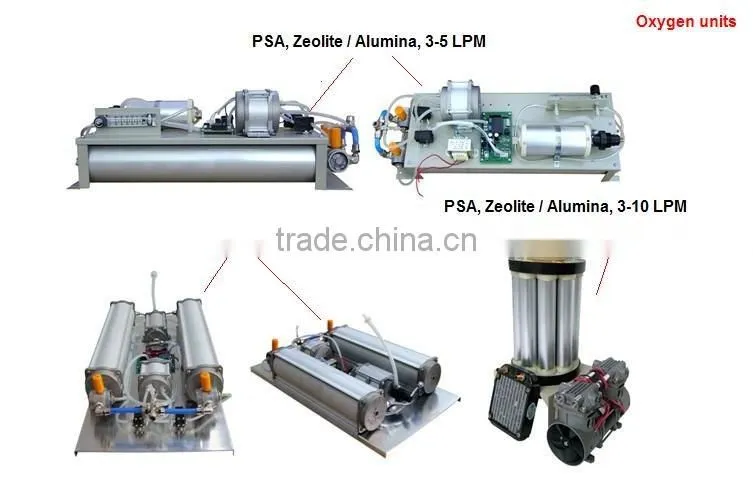 3-10 LPM oxygen concentrator spare parts / psa oxygen concentrator