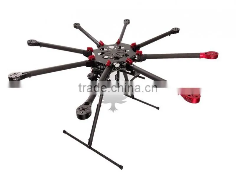 Umberella Folding 8-Axis Carbon Fiber Frame/Kit multi copter Octo copter frame with retractable landing gear