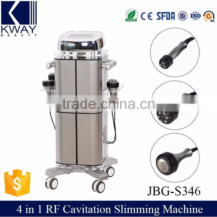 4 in 1 multifunctional multipolar rf cavitation slimming machine