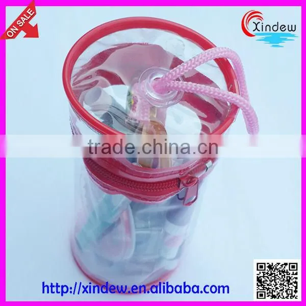 High quality cabinet and delicate mini sewing kit in PVC bag
