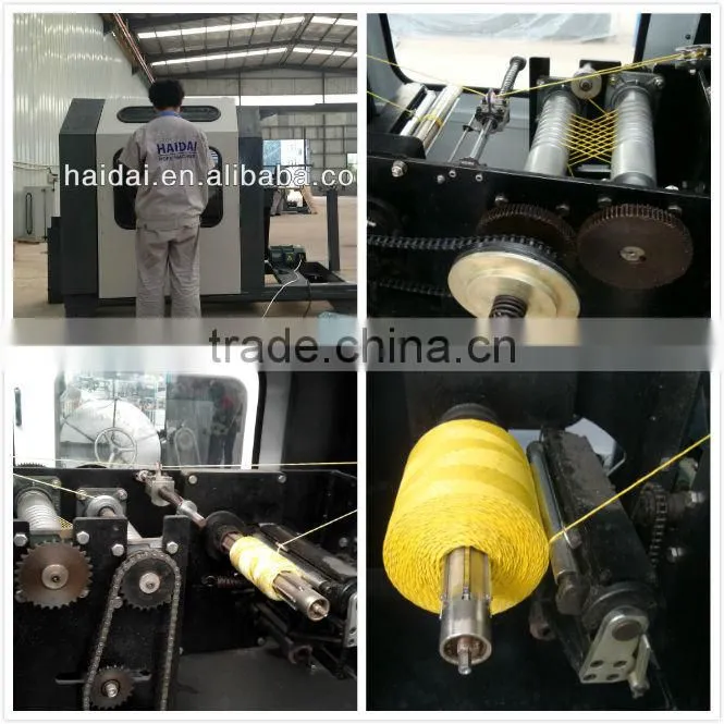 Polypropylene raffia twine twisting machine spool winding machine