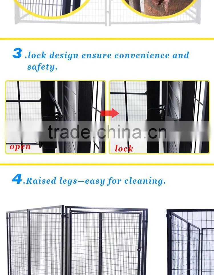 Large modular 6ft dog kennel cage Do It Yourself Modular Outdoor Dog Kennel