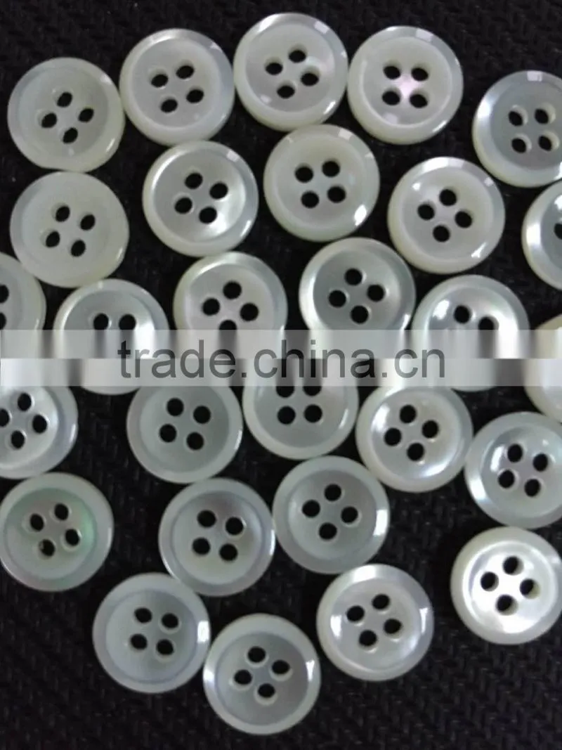 Four holes Trochus button for Garment