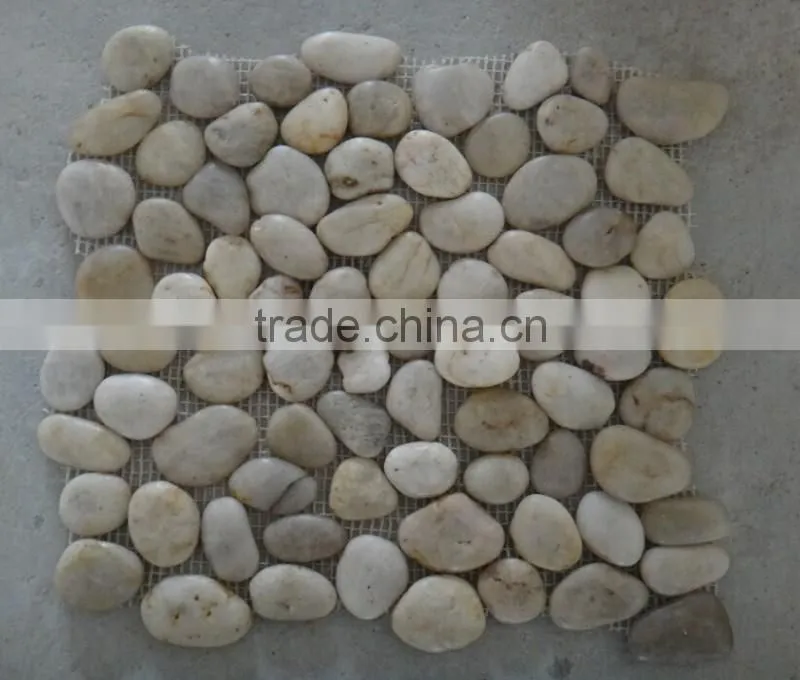 Best price white pebble stone for garden road