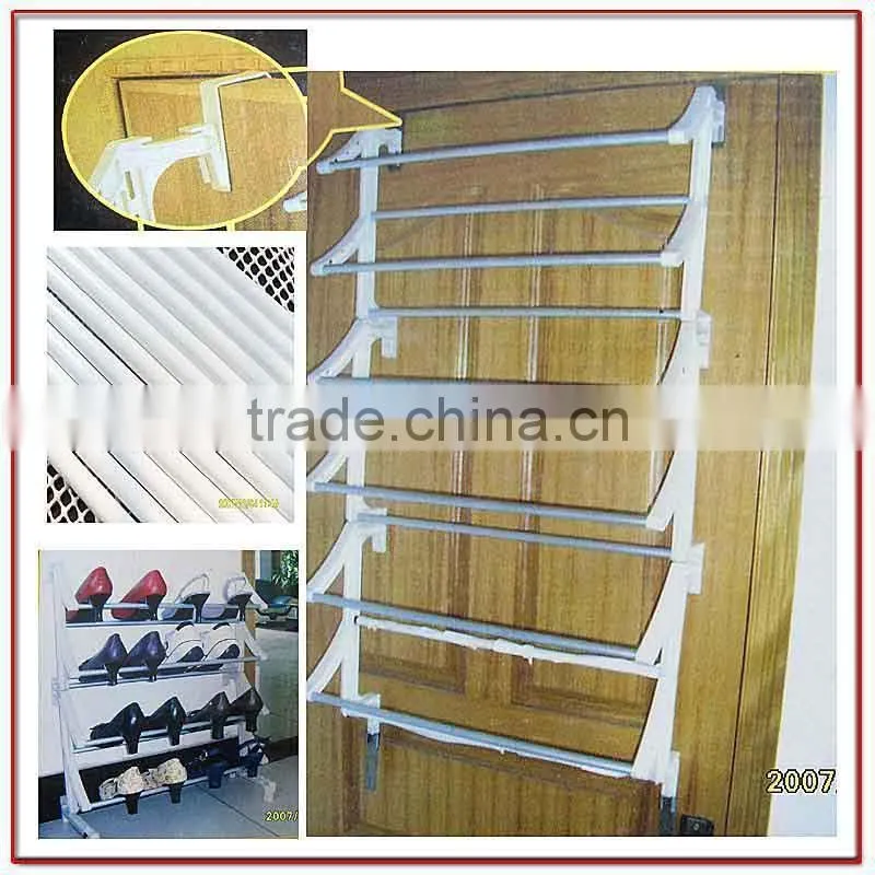vivinature over door shoe rack, metal storage shoe rack for 16 paris