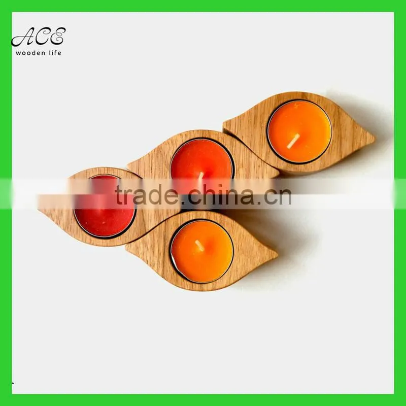 Custom wooden candlestick Small wooden candlestick Wooden candle holder