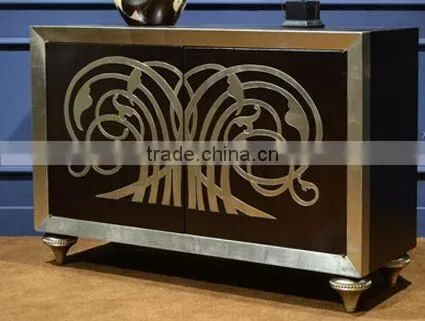 Euro Style Silver Black Color Modern WOod Shoe Cabinet Designs For Home