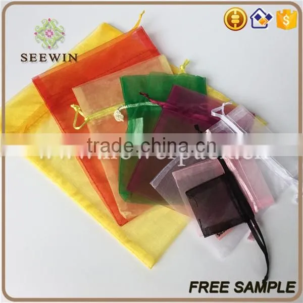 colorful drawstring small size floral bag