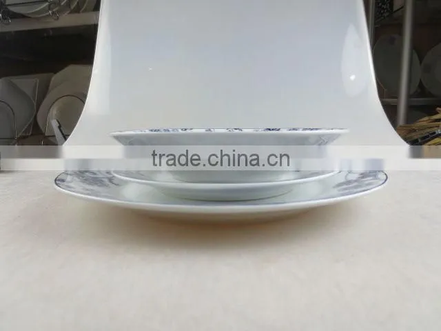 18 pcs dinner set with decal